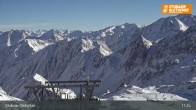 Archiv Foto Webcam Daunjoch Sessellift am Stubaier Gletscher 10:00