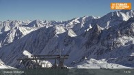 Archiv Foto Webcam Daunjoch Sessellift am Stubaier Gletscher 12:00