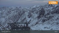 Archiv Foto Webcam Daunjoch Sessellift am Stubaier Gletscher 00:00
