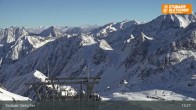 Archiv Foto Webcam Daunjoch Sessellift am Stubaier Gletscher 12:00
