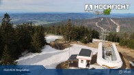 Archived image Webcam Klaffer am Hochficht - Hochfichtbahn Top Station 08:00