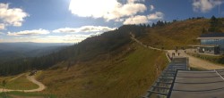 Archived image Webcam Top station Arber Gondola, Bodenmais 11:00