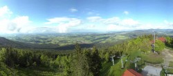 Archived image Webcam Top station of Hohenbogen mountain 17:00
