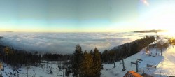 Archiv Foto Webcam Bergstation auf dem Hohenbogen 07:00