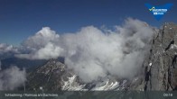 Archiv Foto Dachstein Gletscher: Webcam Bergstation Hunerkogel (2700 m) 08:00