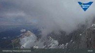 Archiv Foto Dachstein Gletscher: Webcam Bergstation Hunerkogel (2700 m) 08:00