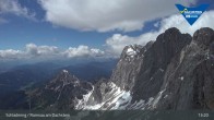 Archiv Foto Dachstein Gletscher: Webcam Bergstation Hunerkogel (2700 m) 12:00