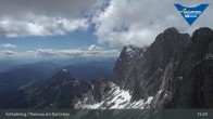 Archiv Foto Dachstein Gletscher: Webcam Bergstation Hunerkogel (2700 m) 14:00