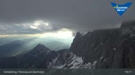 Archiv Foto Dachstein Gletscher: Webcam Bergstation Hunerkogel (2700 m) 18:00