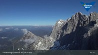 Archiv Foto Dachstein Gletscher: Webcam Bergstation Hunerkogel (2700 m) 07:00