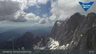 Archiv Foto Dachstein Gletscher: Webcam Bergstation Hunerkogel (2700 m) 14:00