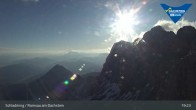 Archiv Foto Dachstein Gletscher: Webcam Bergstation Hunerkogel (2700 m) 18:00