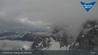 Archiv Foto Dachstein Gletscher: Webcam Bergstation Hunerkogel (2700 m) 07:00