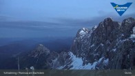 Archiv Foto Dachstein Gletscher: Webcam Bergstation Hunerkogel (2700 m) 04:00