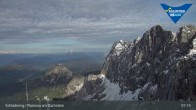 Archiv Foto Dachstein Gletscher: Webcam Bergstation Hunerkogel (2700 m) 06:00