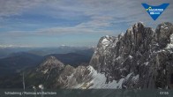 Archiv Foto Dachstein Gletscher: Webcam Bergstation Hunerkogel (2700 m) 07:00