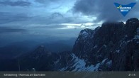 Archiv Foto Dachstein Gletscher: Webcam Bergstation Hunerkogel (2700 m) 20:00