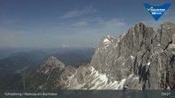 Archiv Foto Dachstein Gletscher: Webcam Bergstation Hunerkogel (2700 m) 08:00
