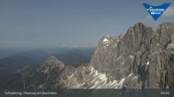 Archiv Foto Dachstein Gletscher: Webcam Bergstation Hunerkogel (2700 m) 08:00