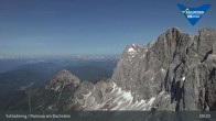 Archiv Foto Dachstein Gletscher: Webcam Bergstation Hunerkogel (2700 m) 08:00