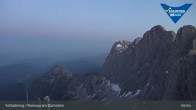 Archiv Foto Dachstein Gletscher: Webcam Bergstation Hunerkogel (2700 m) 04:00
