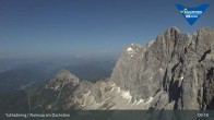 Archiv Foto Dachstein Gletscher: Webcam Bergstation Hunerkogel (2700 m) 08:00