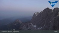 Archiv Foto Dachstein Gletscher: Webcam Bergstation Hunerkogel (2700 m) 04:00