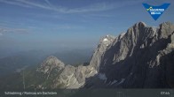 Archiv Foto Dachstein Gletscher: Webcam Bergstation Hunerkogel (2700 m) 07:00