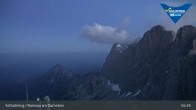 Archiv Foto Dachstein Gletscher: Webcam Bergstation Hunerkogel (2700 m) 03:00