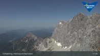 Archiv Foto Dachstein Gletscher: Webcam Bergstation Hunerkogel (2700 m) 10:00