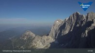 Archiv Foto Dachstein Gletscher: Webcam Bergstation Hunerkogel (2700 m) 07:00