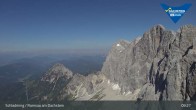 Archiv Foto Dachstein Gletscher: Webcam Bergstation Hunerkogel (2700 m) 08:00