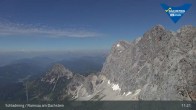 Archiv Foto Dachstein Gletscher: Webcam Bergstation Hunerkogel (2700 m) 10:00