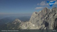 Archiv Foto Dachstein Gletscher: Webcam Bergstation Hunerkogel (2700 m) 08:00