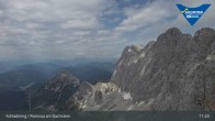 Archiv Foto Dachstein Gletscher: Webcam Bergstation Hunerkogel (2700 m) 10:00