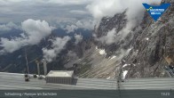 Archiv Foto Dachstein Gletscher: Webcam Bergstation Hunerkogel (2700 m) 12:00