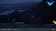 Archiv Foto Dachstein Gletscher: Webcam Bergstation Hunerkogel (2700 m) 04:00