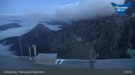 Archiv Foto Dachstein Gletscher: Webcam Bergstation Hunerkogel (2700 m) 04:00