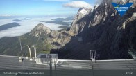 Archiv Foto Dachstein Gletscher: Webcam Bergstation Hunerkogel (2700 m) 07:00