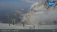Archiv Foto Dachstein Gletscher: Webcam Bergstation Hunerkogel (2700 m) 08:00