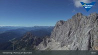 Archiv Foto Dachstein Gletscher: Webcam Bergstation Hunerkogel (2700 m) 12:00