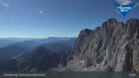 Archiv Foto Dachstein Gletscher: Webcam Bergstation Hunerkogel (2700 m) 14:00