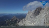Archiv Foto Dachstein Gletscher: Webcam Bergstation Hunerkogel (2700 m) 10:00
