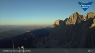 Archiv Foto Dachstein Gletscher: Webcam Bergstation Hunerkogel (2700 m) 06:00