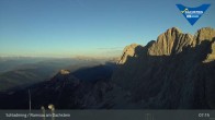 Archiv Foto Dachstein Gletscher: Webcam Bergstation Hunerkogel (2700 m) 06:00