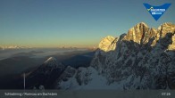 Archiv Foto Dachstein Gletscher: Webcam Bergstation Hunerkogel (2700 m) 06:00