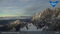 Archiv Foto Dachstein Gletscher: Webcam Bergstation Hunerkogel (2700 m) 07:00