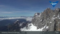 Archiv Foto Dachstein Gletscher: Webcam Bergstation Hunerkogel (2700 m) 12:00