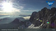 Archiv Foto Dachstein Gletscher: Webcam Bergstation Hunerkogel (2700 m) 16:00