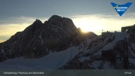 Archiv Foto Dachstein Gletscher: Webcam Bergstation Hunerkogel (2700 m) 06:00